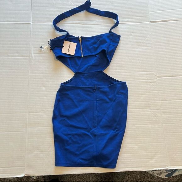 NWT Revolve x Superdown Julianna Cross Front Dress in Cobalt | Size S - Picture 5 of 8